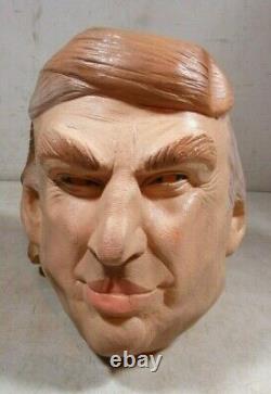 Vintage 2000 Cesar Donald Trump Adult Vinyl Halloween Mask Rare HTF