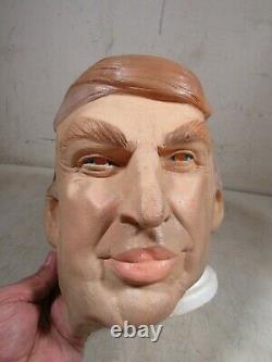 Vintage 2000 Cesar Donald Trump Adult Vinyl Halloween Mask Rare HTF