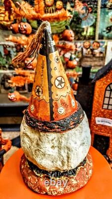 Vintage 2005 Johanna Parker/primitives By Kathy? Halloween Pumpkinman/hat (rare)