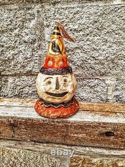 Vintage 2005 Johanna Parker/primitives By Kathy? Halloween Pumpkinman/hat (rare)