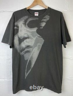 Vintage 2008 HALLOWEEN 6 Curse Of Michael Myers Movie Promo Tee T-Shirt L RARE