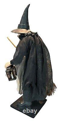 Vintage 30 inch Griselda Witch Made In The Philippines Halloween Decor RARE