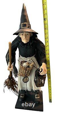 Vintage 30 inch Griselda Witch Made In The Philippines Halloween Decor RARE