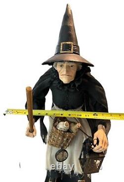 Vintage 30 inch Griselda Witch Made In The Philippines Halloween Decor RARE