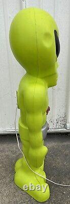 Vintage 36 Alien Blow Mold Light-up Decor Figure Halloween Rare! #1