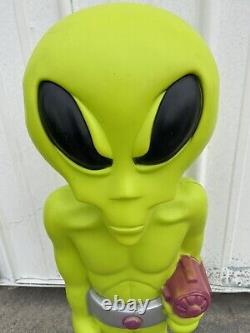 Vintage 36 Alien Blow Mold Light-up Decor Figure Halloween Rare! #1