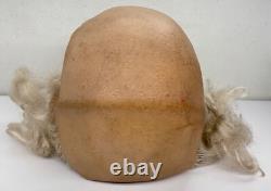 Vintage 70's Old Man Halloween Mask Rubber Face Stitched Hair Cesar RARE READ