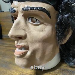 Vintage 80s Cesar Masquerade Rambo Rocky Sylvester Stallone mask RARE Halloween