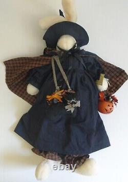Vintage 90s Bunnies By The Bay Samantha Halloween 31 Tags #506 RARE Limited Ed