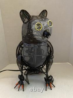 Vintage Animated Multi-Motion OWL Light Up Indoor/Outdoor Decor Halloween RARE