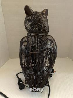 Vintage Animated Multi-Motion OWL Light Up Indoor/Outdoor Decor Halloween RARE