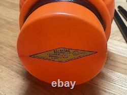 Vintage Bayshore Halloween Light Pumpkin Blow Mold Original Box Very Rare READ