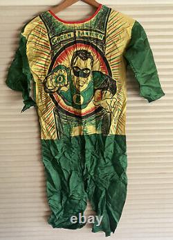 Vintage Ben Cooper 1965 Green Lantern Comic Book Hero Halloween Costume Rare