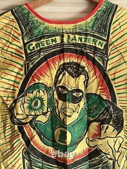 Vintage Ben Cooper 1965 Green Lantern Comic Book Hero Halloween Costume Rare