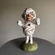 Vintage Bethany Lowe Hop Hop Jingle Boo Halloween Mummy 7 Paper Mache Rare
