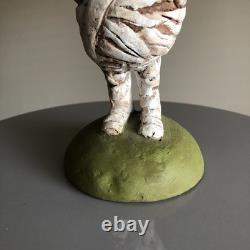 Vintage Bethany Lowe Hop Hop Jingle Boo Halloween MUMMY 7 Paper Mache Rare