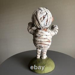 Vintage Bethany Lowe Hop Hop Jingle Boo Halloween MUMMY 7 Paper Mache Rare