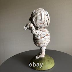 Vintage Bethany Lowe Hop Hop Jingle Boo Halloween MUMMY 7 Paper Mache Rare