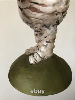 Vintage Bethany Lowe Hop Hop Jingle Boo Halloween MUMMY 7 Paper Mache Rare