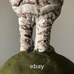 Vintage Bethany Lowe Hop Hop Jingle Boo Halloween MUMMY 7 Paper Mache Rare