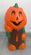 Vintage Blow Mold Jack O Lantern Pumpkin Lighted Rare 34 Figure