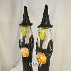 Vintage Blow Mold Witches 3 FT Union Don Featherstone 1994 RARE