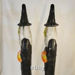 Vintage Blow Mold Witches 3 FT Union Don Featherstone 1994 RARE