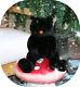 Vintage Build A Bear Halloween Black Lucky Kitty Cat Retired? Rare Htf Plush