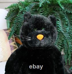 Vintage Build A Bear Halloween Black Lucky Kitty Cat Retired? RARE Htf Plush