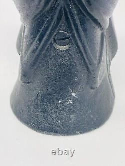 Vintage Cast Iron Antique Hubley Type Halloween Bobble Head Bat RARE