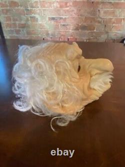 Vintage Cesar 81 Albert Einstein Mask Rubber Latex Halloween Mask Rare HTF Hair