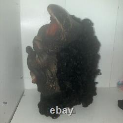 Vintage Cesar Bat With Hair Halloween Mask Rare Cesar Bat Monster Vinyl