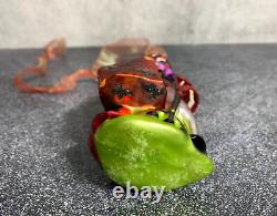 Vintage Christopher Radko Red Devil Halloween Ornament Trick or Treat RARE