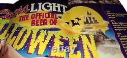 Vintage Coors Light Halloween ELVIRA Beer Display 1991 Promo Man Cave RARE