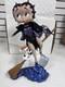 Vintage Danbury Mint Halloween Bewitching Porcelain Collector Doll Org Box Blhn