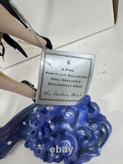 Vintage Danbury Mint Halloween Bewitching Porcelain Collector Doll Org Box BLHN