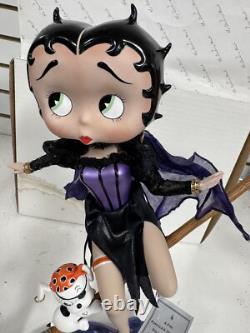 Vintage Danbury Mint Halloween Bewitching Porcelain Collector Doll Org Box BLHN