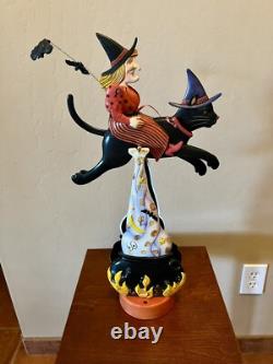 Vintage Department 56 Halloween Witch Rocker 56.33794 Very Rare