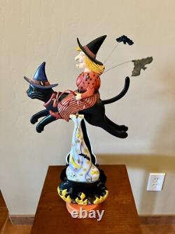 Vintage Department 56 Halloween Witch Rocker 56.33794 Very Rare