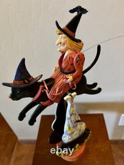 Vintage Department 56 Halloween Witch Rocker 56.33794 Very Rare
