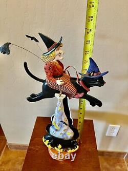 Vintage Department 56 Halloween Witch Rocker 56.33794 Very Rare