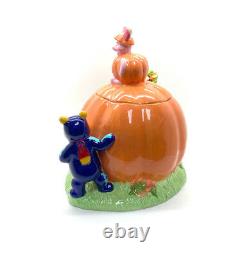 Vintage Disney Halloween Cookie Jar Winnie The Pooh Tigger Eeyore 1998 RARE