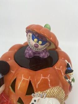 Vintage Disney Parks LARGE 8x10 Jack-O-Lantern Ceramic Pumpkin Halloween RARE