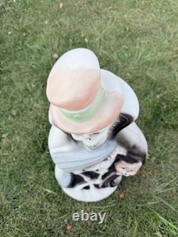 Vintage Don Featherstone Blow Mold Halloween Skeleton Cape Top Hat 33 Inch RARE