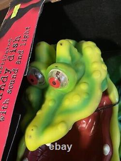 Vintage Don Post Studios Halloween Decoration Plant Monster Candy Dish Rare 1999