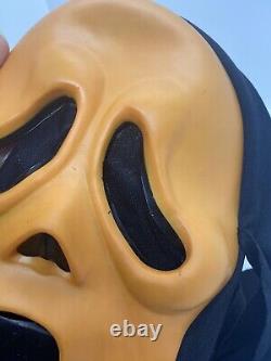 Vintage Easter Unlimited Orange Halloween GhostFace Mask Scream HN 2nd Gen Rare