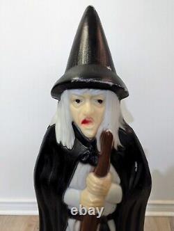 Vintage Empire Lighted WICHED WITCH Blown Mold Plastic Halloween 39 RARE W@W