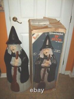 Vintage Empire Wicked WITCH Figure 39 Halloween Blow Mold in RARE original box