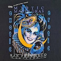 Vintage Exotic Erotic Ball T Shirt 1995 Double Sided Single Stitch Rare Sz L