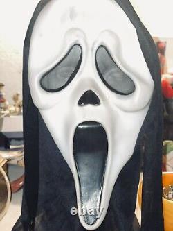 Vintage Fun World Easter unlimited Scream mask/ Hood 9206 Glow In Dark RARE